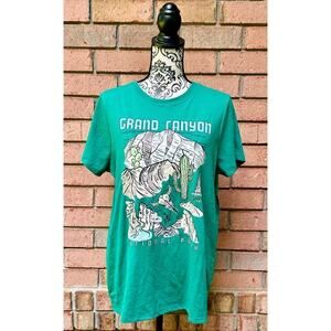NWT Torrid Green Grand Canyon Graphic T-Shirt, Size 00 or 10 or M/L